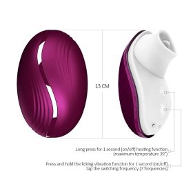 Licker Toy for Women Sex Toy Licking Tongue Heating Oral Stimualator Hands Free Silicone Pleasure Toy Couple Waterproof Vibrator for Women Breast